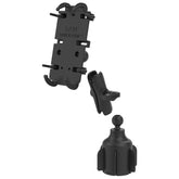 RAM Mounts Quick-Grip™ XL Phone Mount with Stubby™ Cup Holder Base